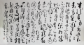 丁仕美草书“毛诗词”《水调歌头·游泳》