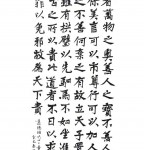 丁仕美楷书书法欣赏《万物之奥》