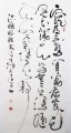 丁仕美草书竖幅《宠辱不惊，去留无意》