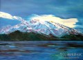 白晋油画作品欣赏《雪域》