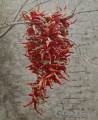 白晋油画作品欣赏《醉红》