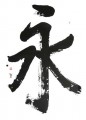 丁仕美榜书书法  《永》