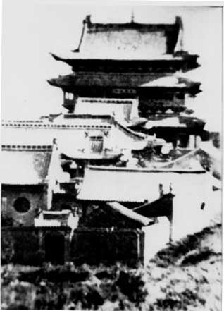 解放前被毁的楞严寺 解放前被毁的楞严寺