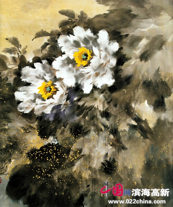 天津著名国画家“牡丹张”张锡武作品